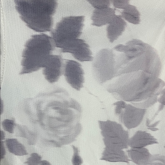 Asos Purple Floral Mini Dress, Size 10 - Picture 5 of 5